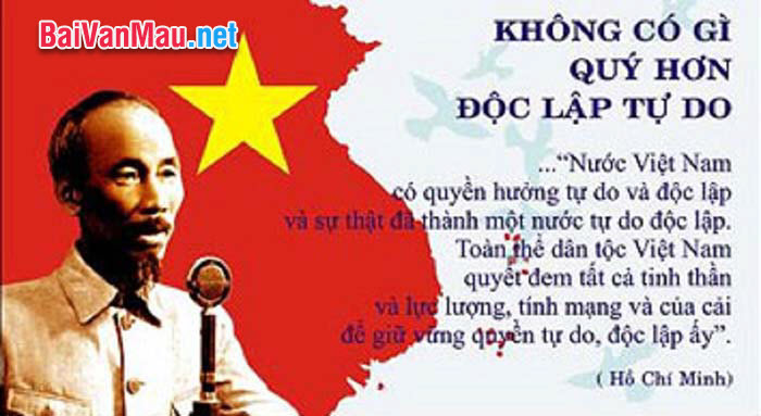Tuyên ngôn Độc lập của Chủ tịch Hồ Chí Minh 