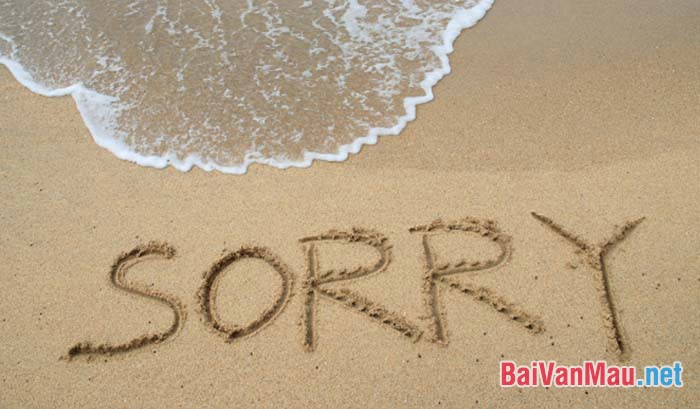 Suy nghĩ của anh (chị) về việc: “Nhiều bạn trẻ quên nói lời xin lỗi khi mắc lỗi”, (viết không quá 400 từ)